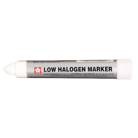 Sakura Solid Paint Marker Low Halogen, White Color Family, 12PK XSCLH-50